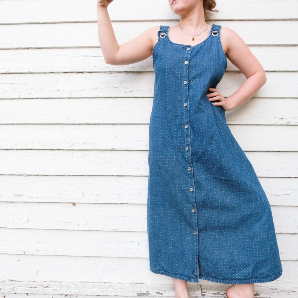 Women's Blue Denim Dress